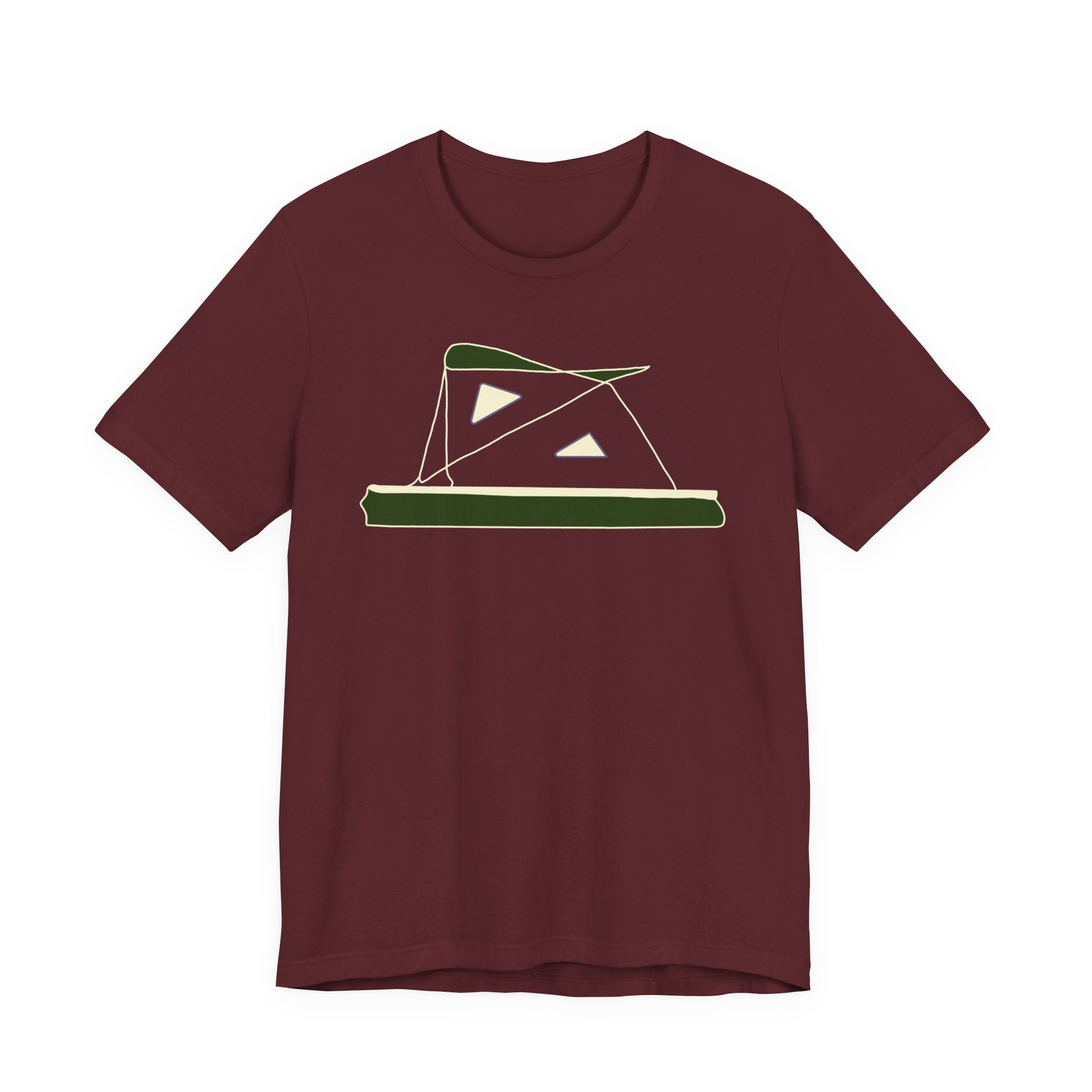 auroncoow60-Geometric Sail Tee