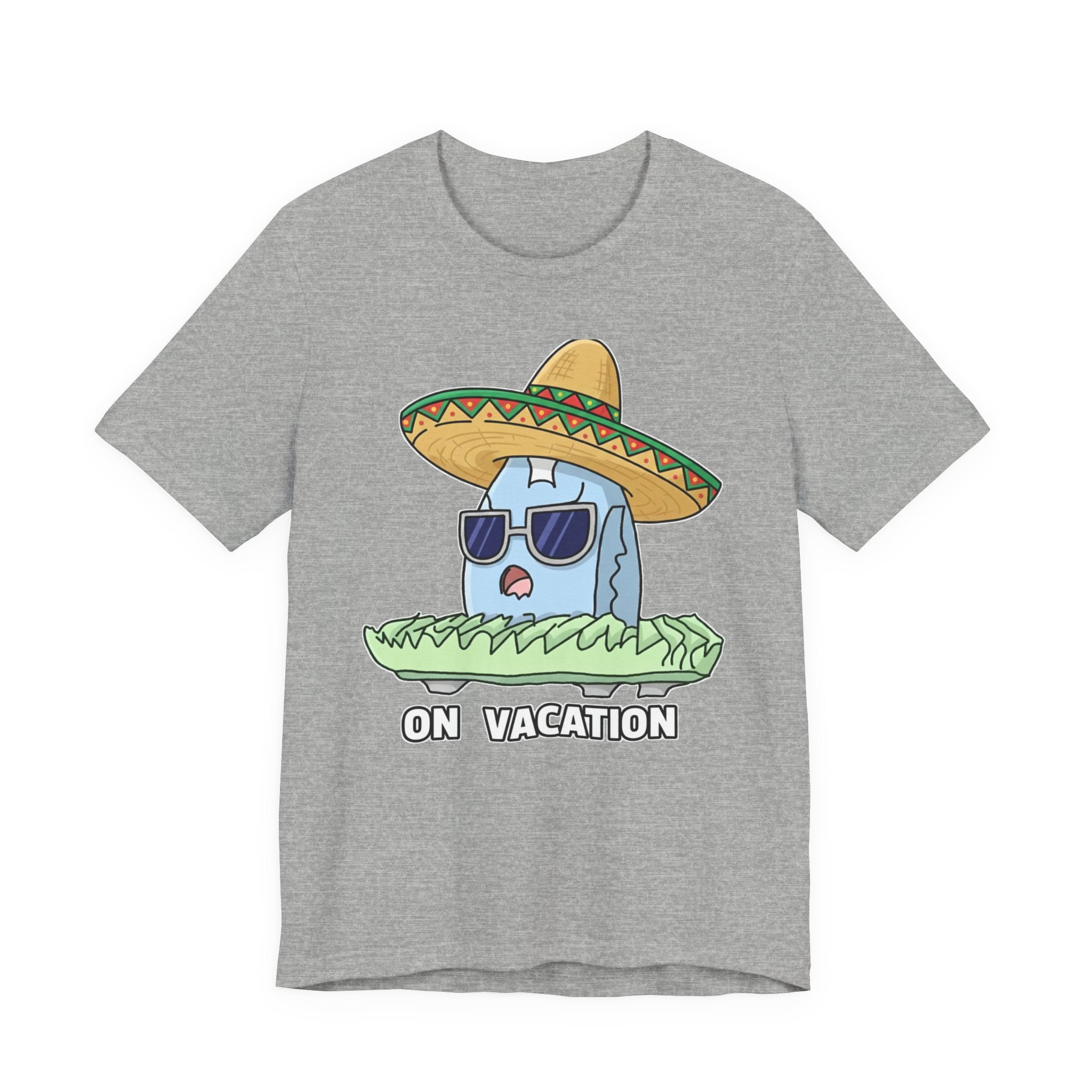 auroncoow60-Sombrero Chill"On Vacation" Tee-You are Officially Off Duty!