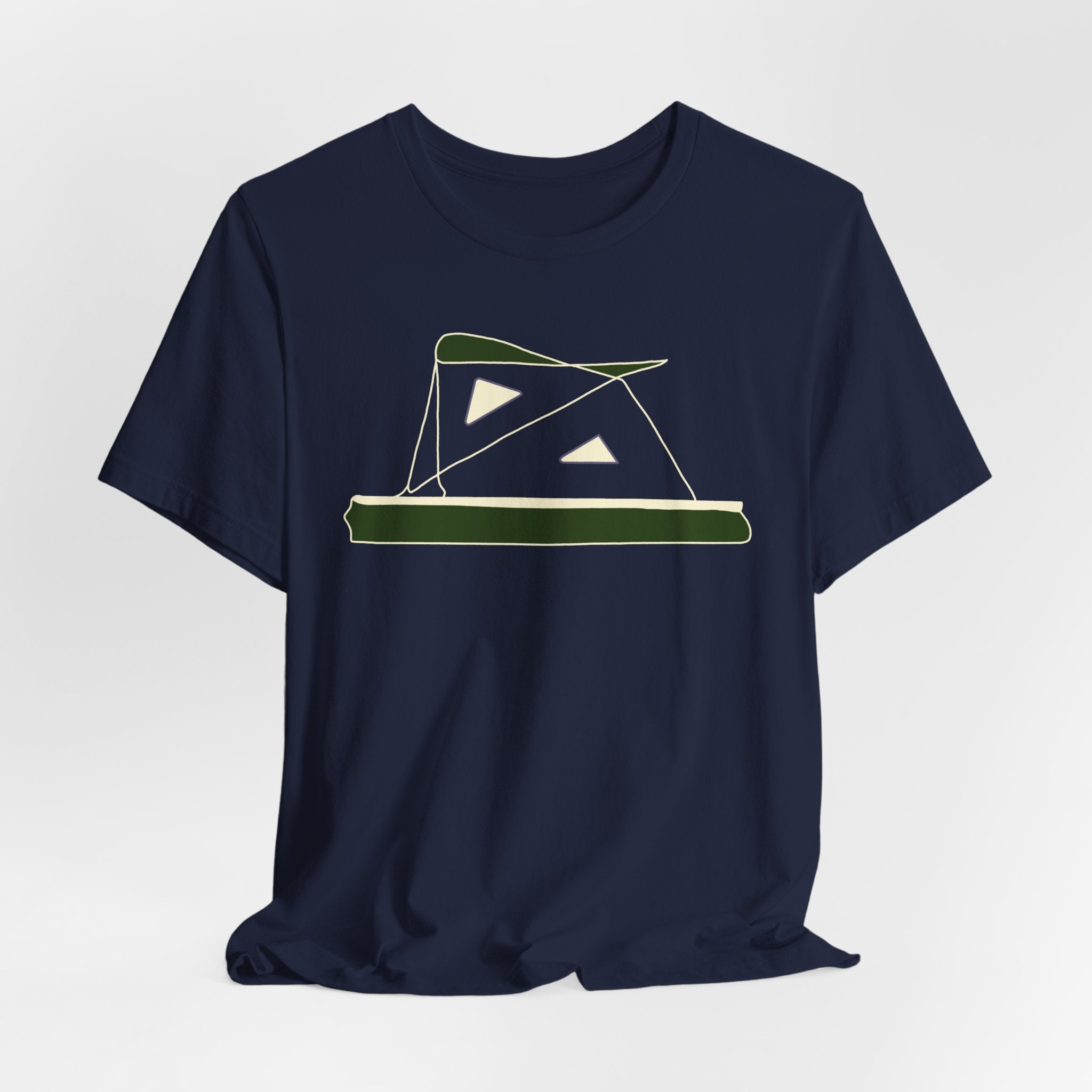 auroncoow60-Geometric Sail Tee
