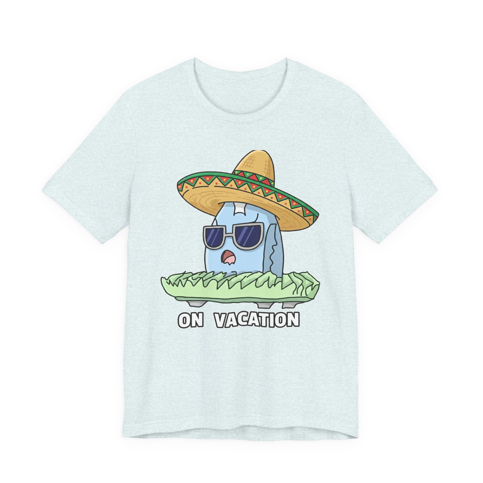 auroncoow60-Sombrero Chill"On Vacation" Tee-You are Officially Off Duty!