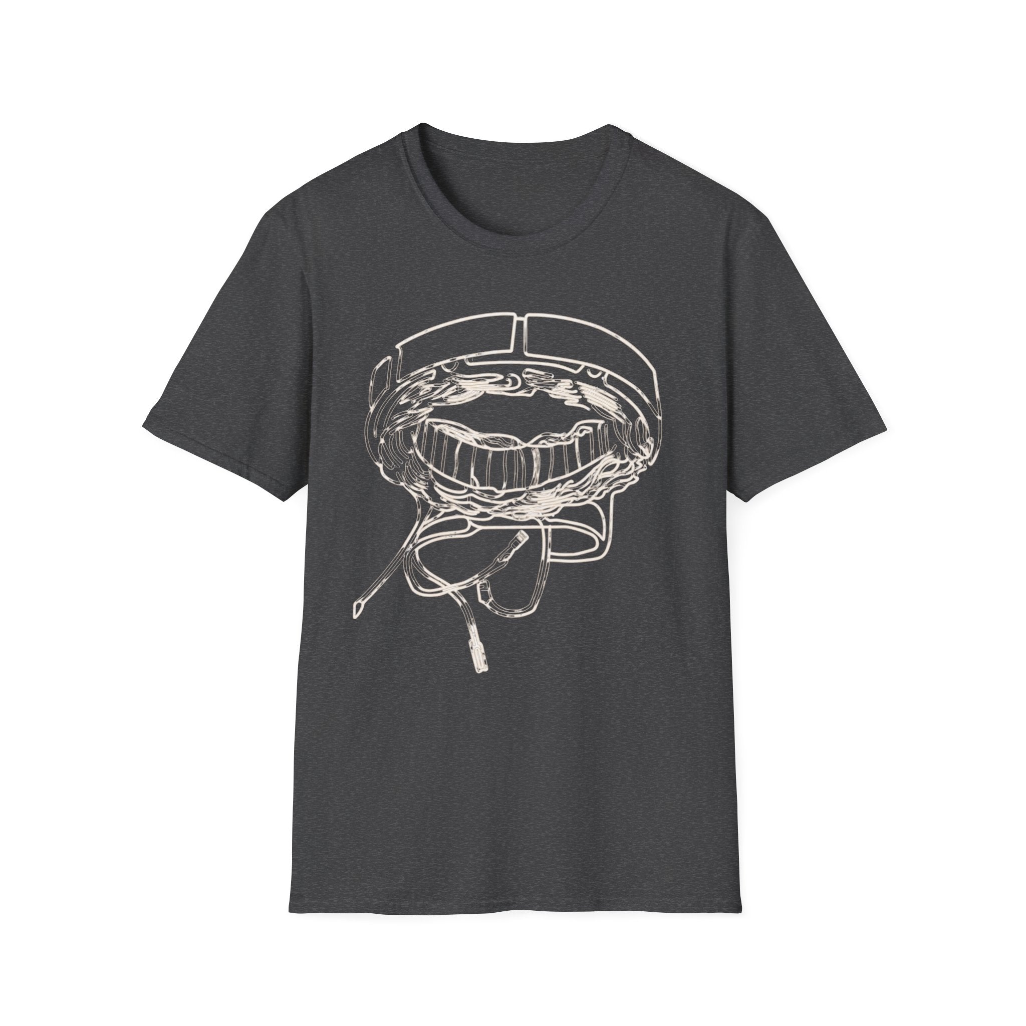 auroncoow60-Cyber Grin Platium VR Graphic Tee