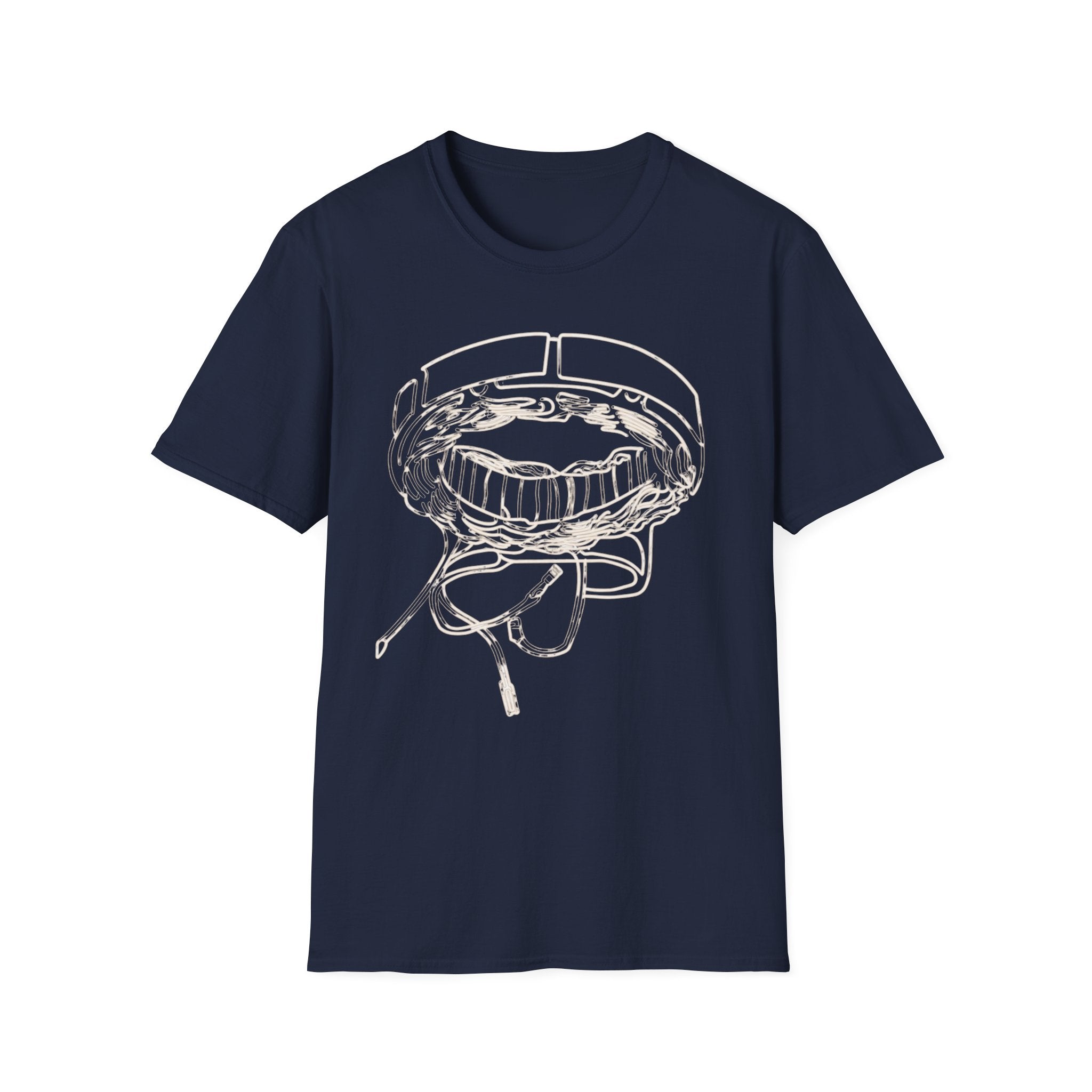 auroncoow60-Cyber Grin Platium VR Graphic Tee
