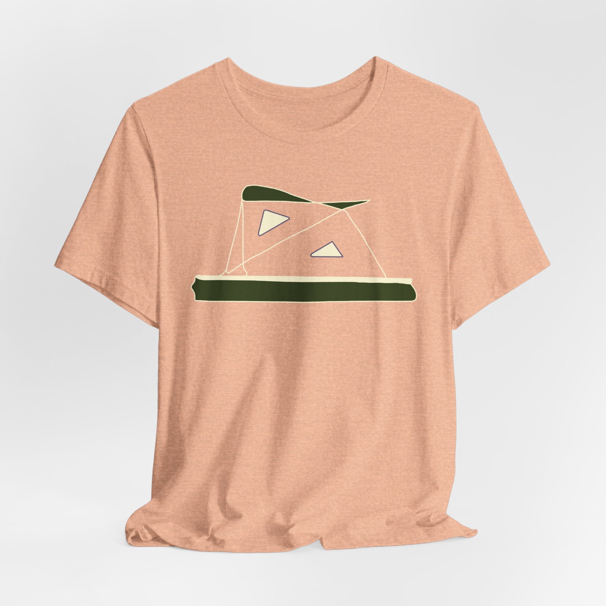 auroncoow60-Geometric Sail Tee
