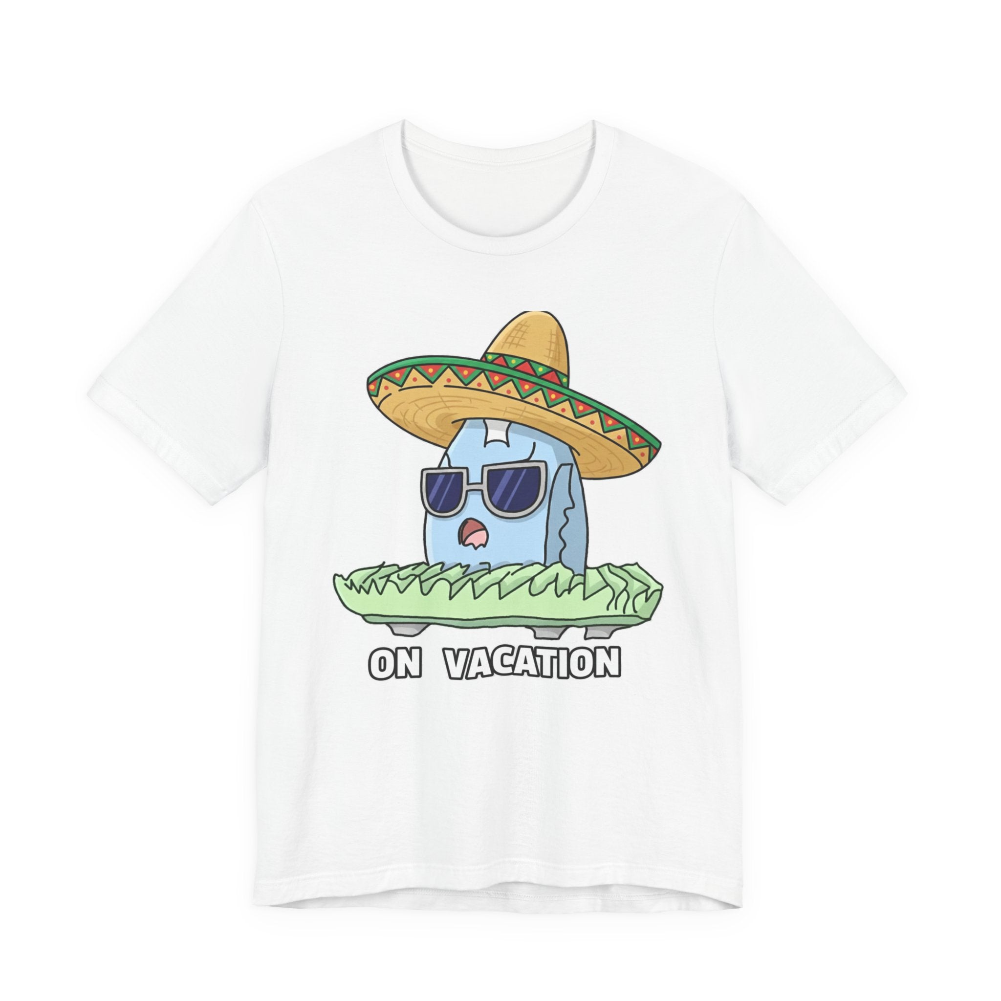 auroncoow60-Sombrero Chill"On Vacation" Tee-You are Officially Off Duty!