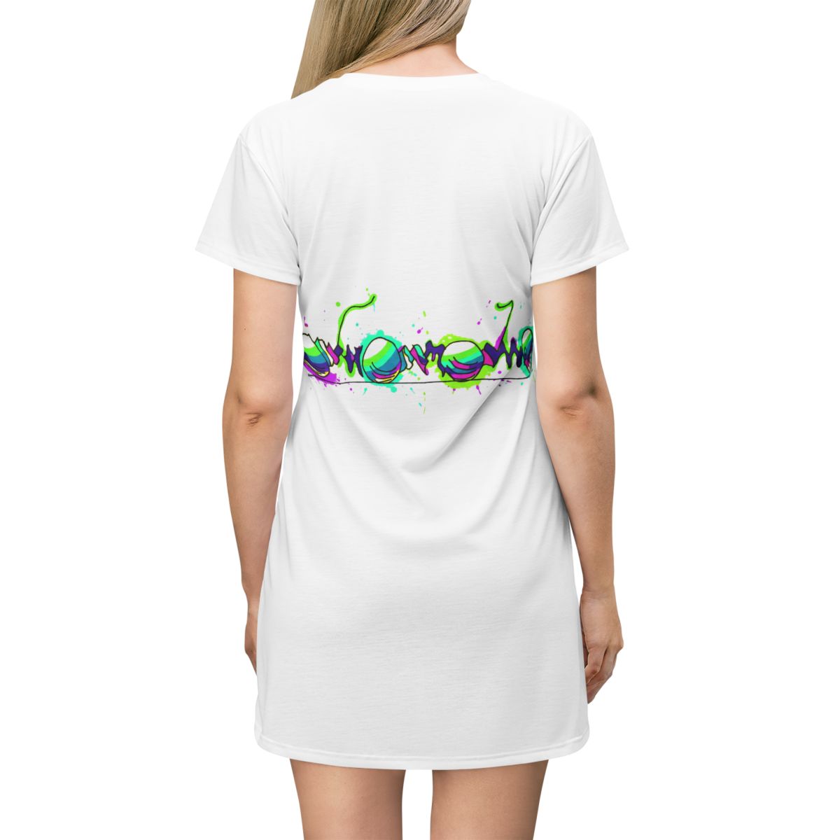 AC Graffiti Chrome T-Shirt Dresss