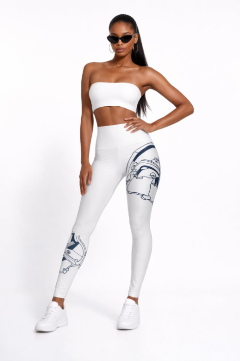 auroncoow60-Blueprint Flow High-Waisted  Leggings