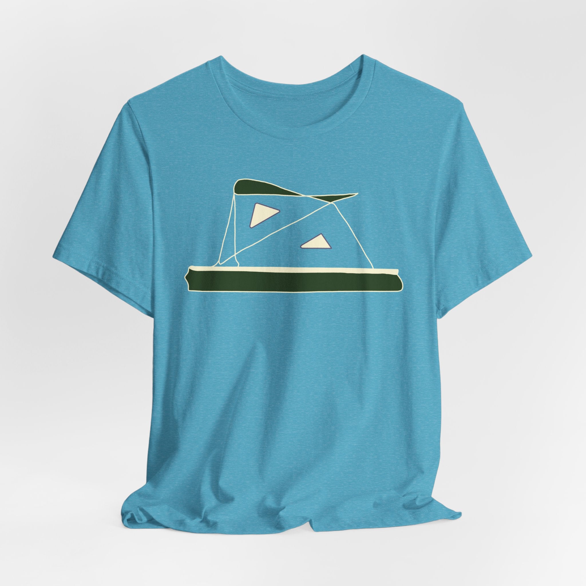 auroncoow60-Geometric Sail Tee