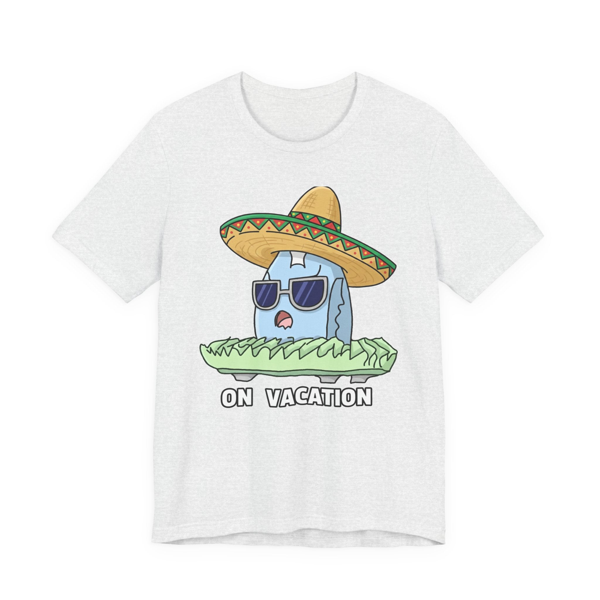 auroncoow60-Sombrero Chill"On Vacation" Tee-You are Officially Off Duty!