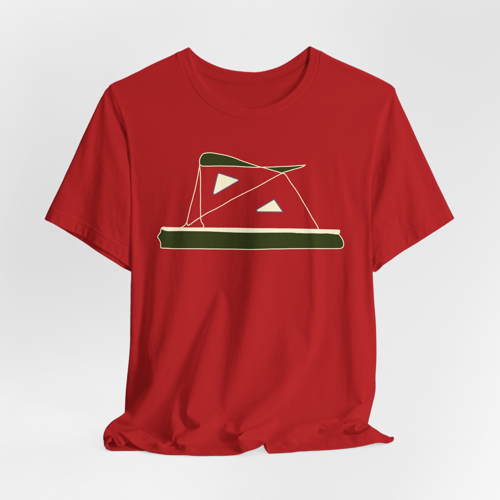 auroncoow60-Geometric Sail Tee
