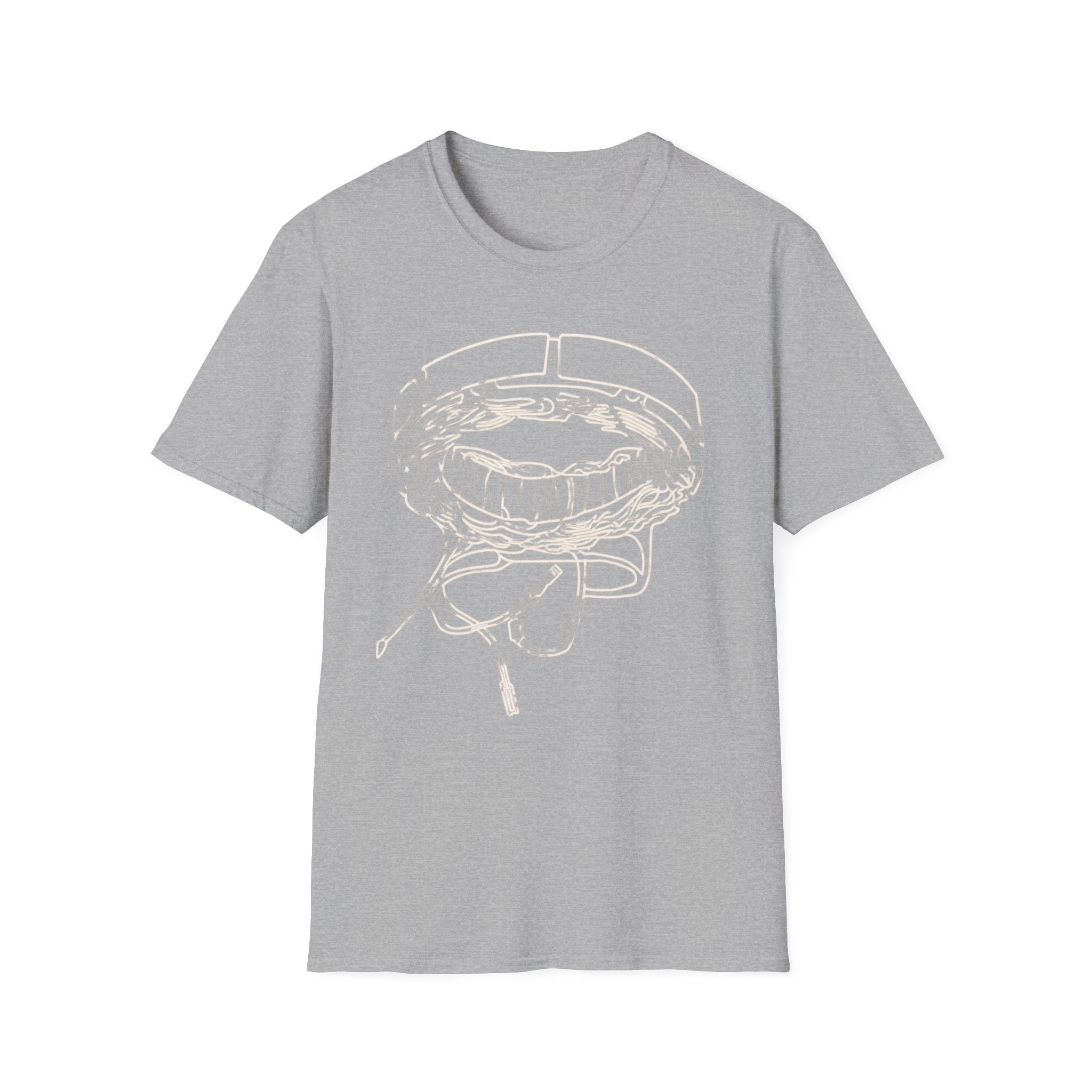 auroncoow60-Cyber Grin Platium VR Graphic Tee