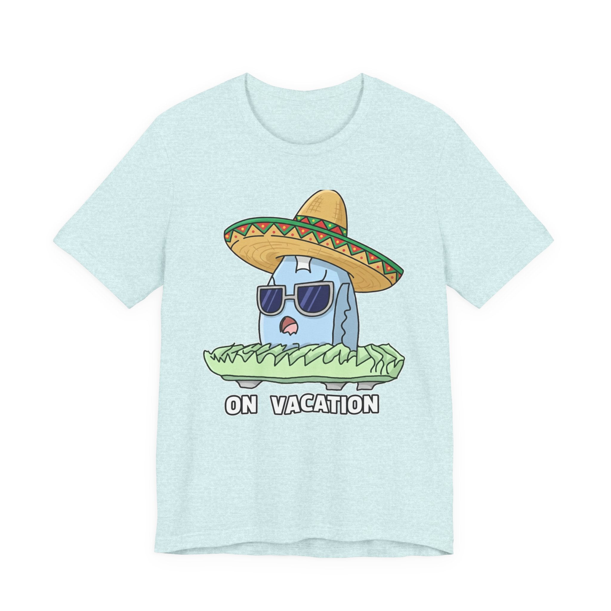auroncoow60-Sombrero Chill"On Vacation" Tee-You are Officially Off Duty!
