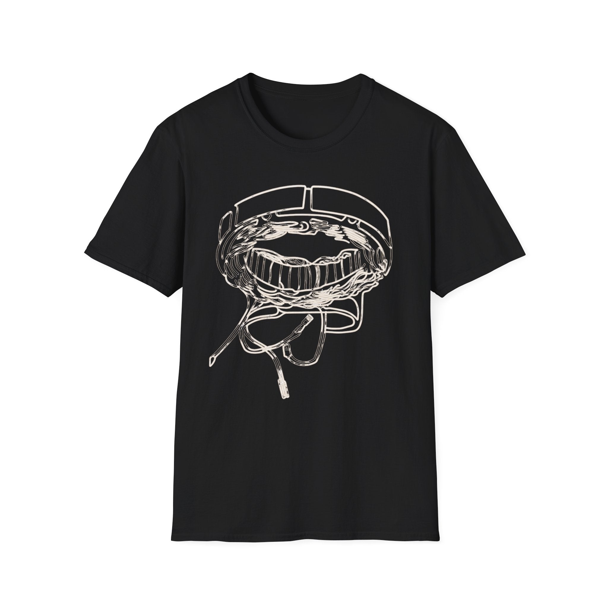 auroncoow60-Cyber Grin Platium VR Graphic Tee