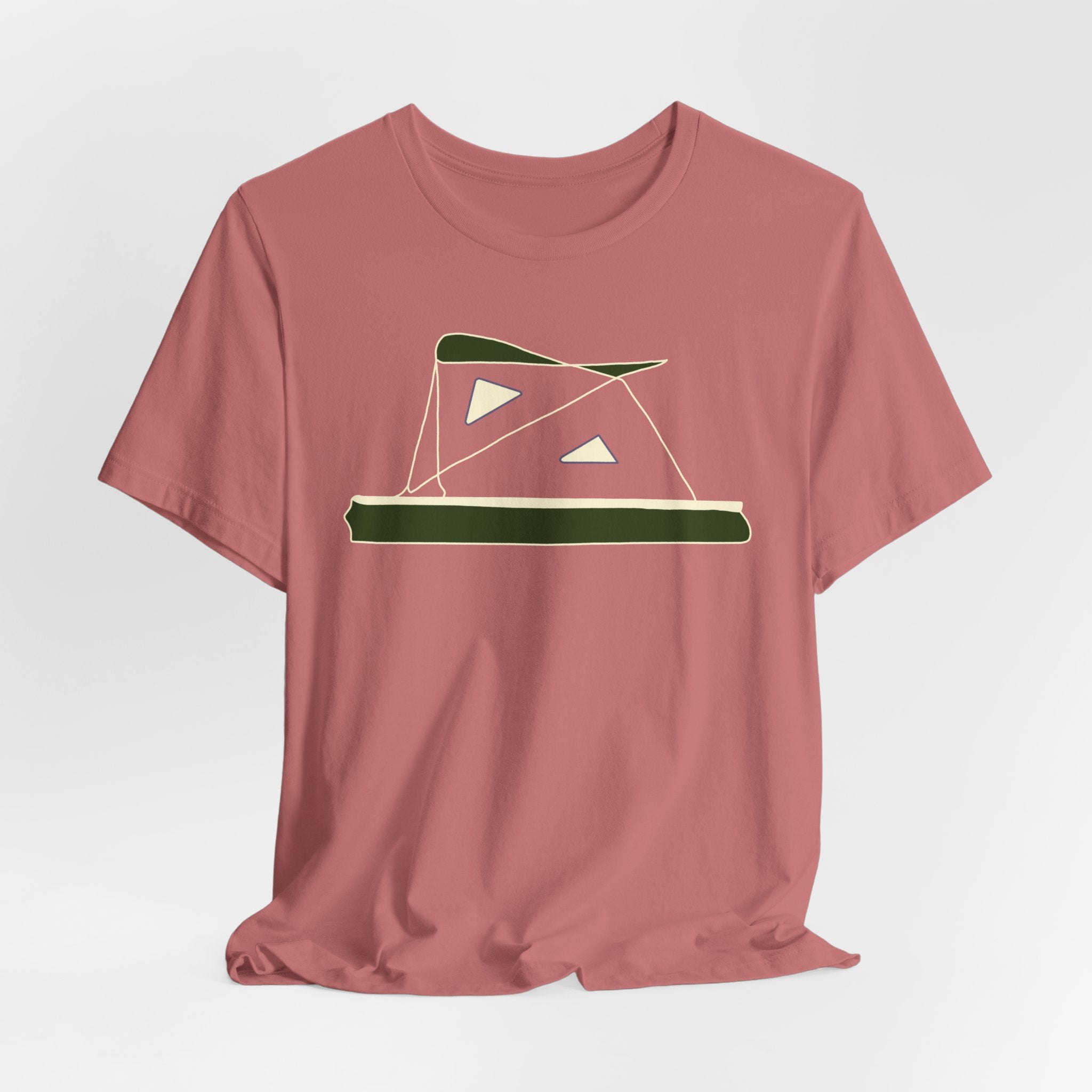 auroncoow60-Geometric Sail Tee