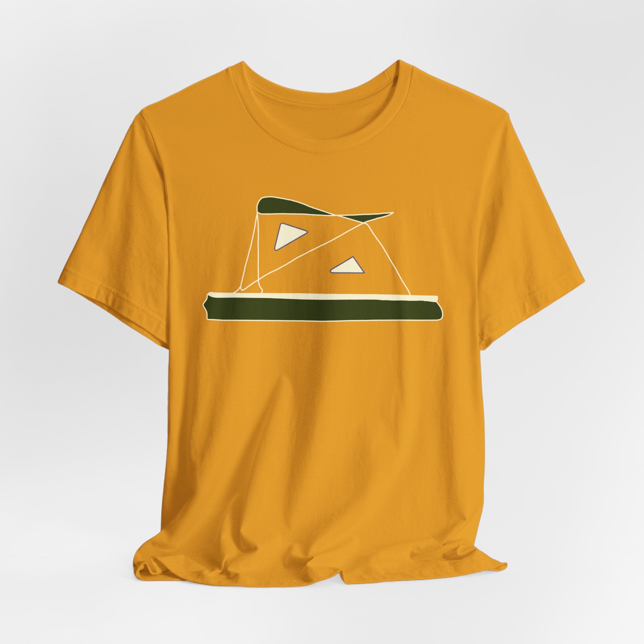 auroncoow60-Geometric Sail Tee