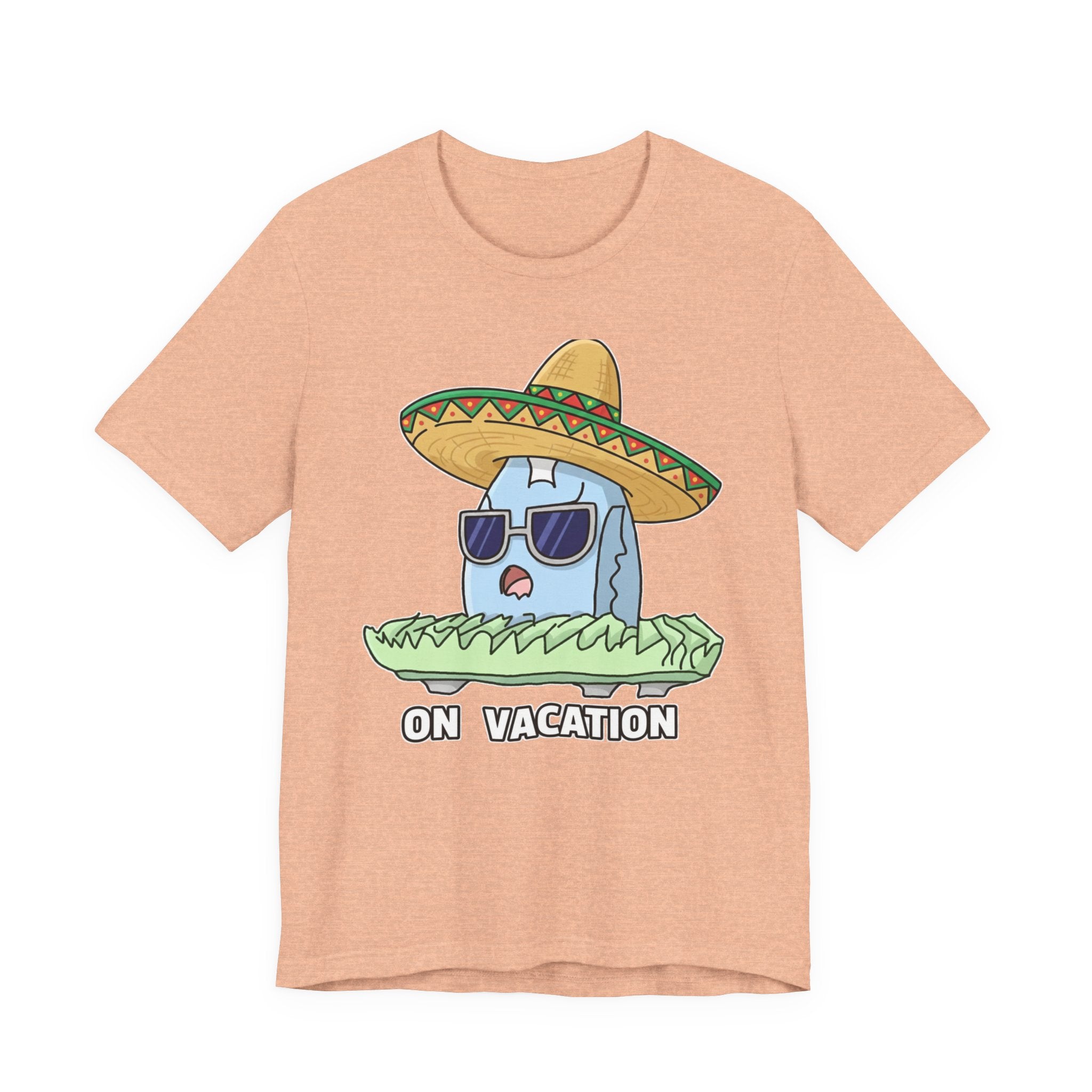 auroncoow60-Sombrero Chill"On Vacation" Tee-You are Officially Off Duty!