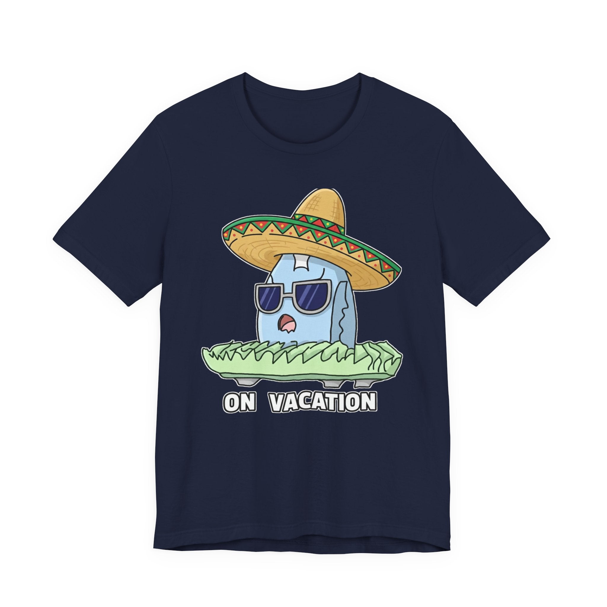 auroncoow60-Sombrero Chill"On Vacation" Tee-You are Officially Off Duty!