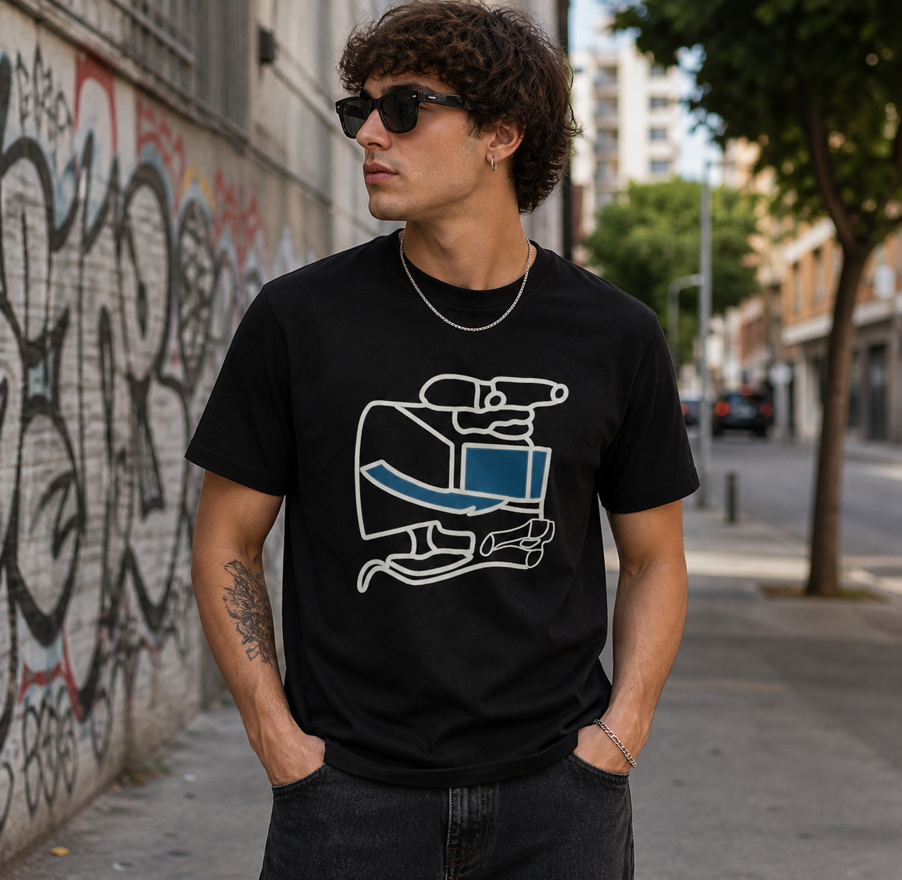 auroncoow60-Auroncoow60 Vision Graphic Tee