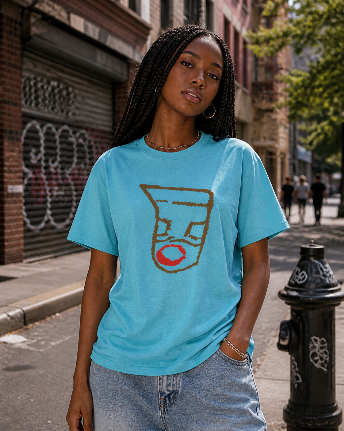 auroncoow60-Earthline Abstract Women's Tee