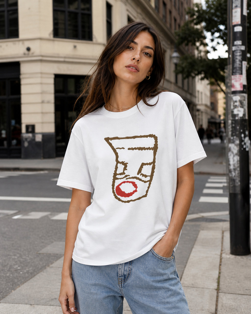 auroncoow60-Earthline Abstract Women's Tee