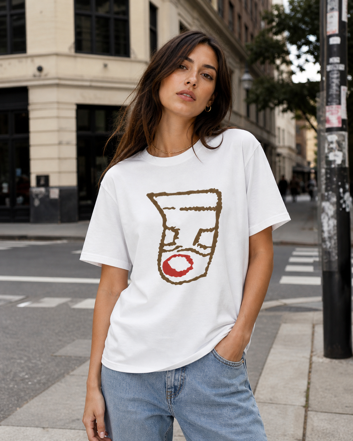auroncoow60-Earthline Abstract Women's Tee