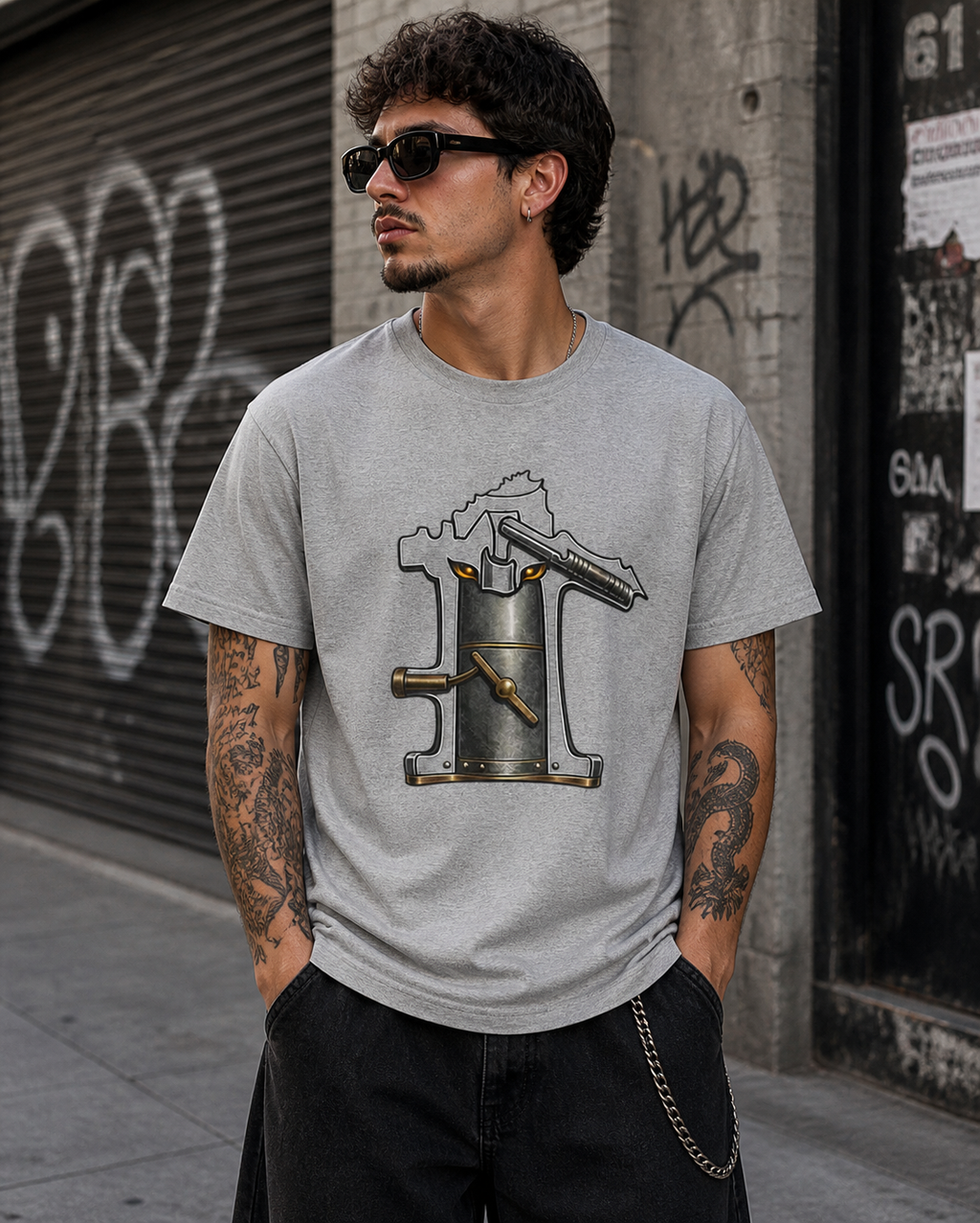 auroncoow60-Iron Sentinel Tee