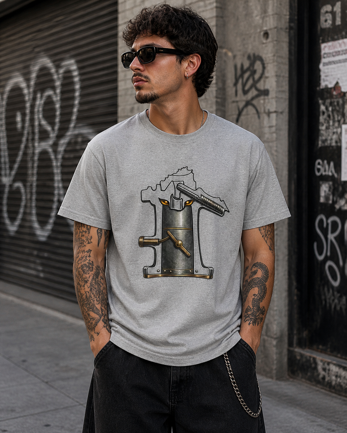 auroncoow60-Iron Sentinel Tee