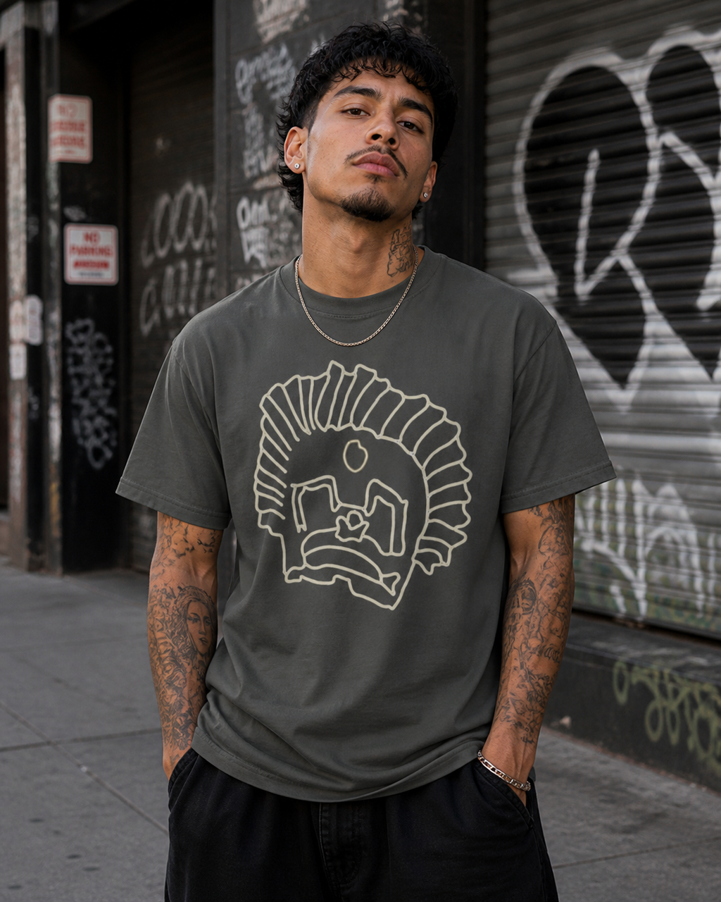 auroncoow60-Concrete Halo Tee