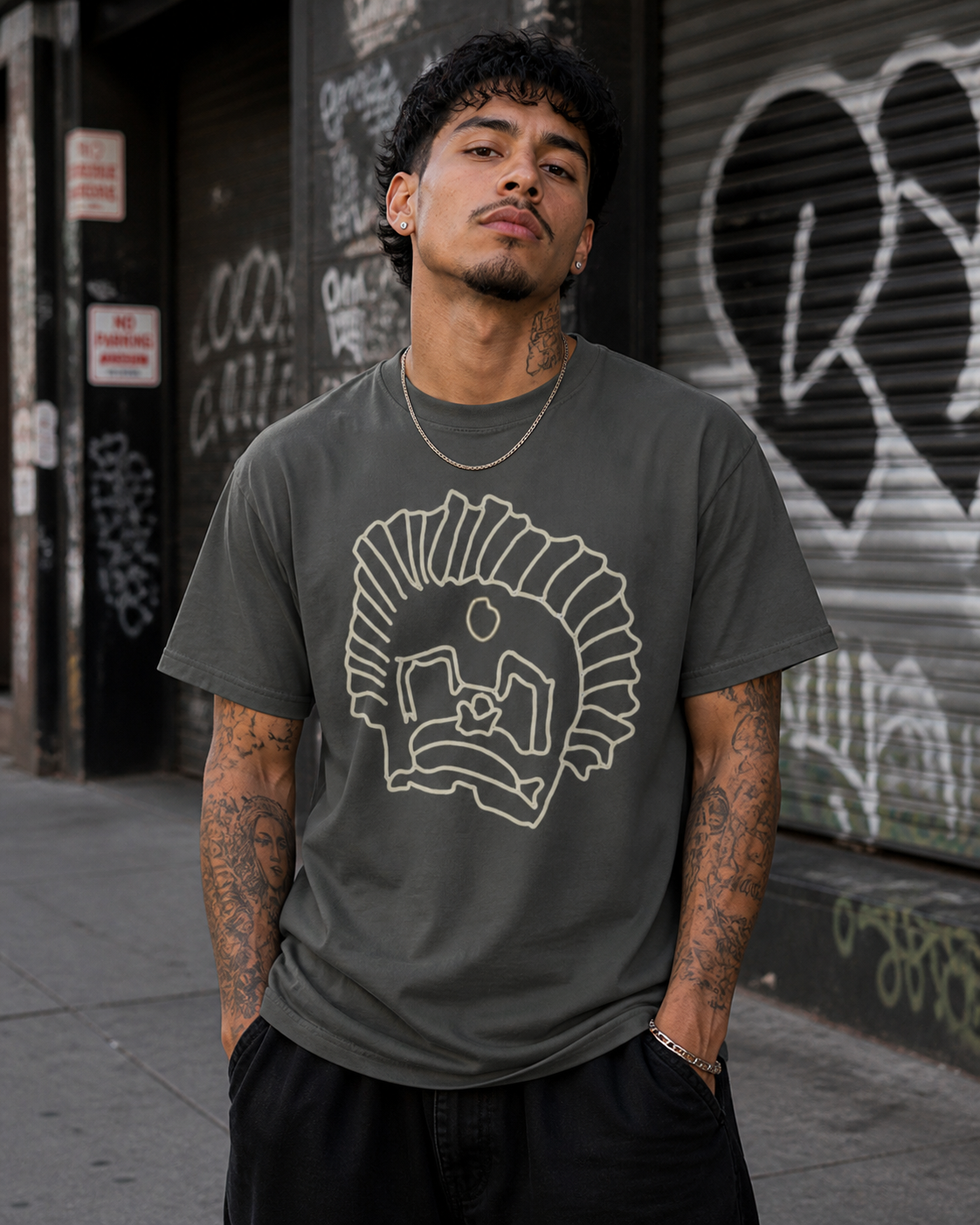 auroncoow60-Concrete Halo Tee