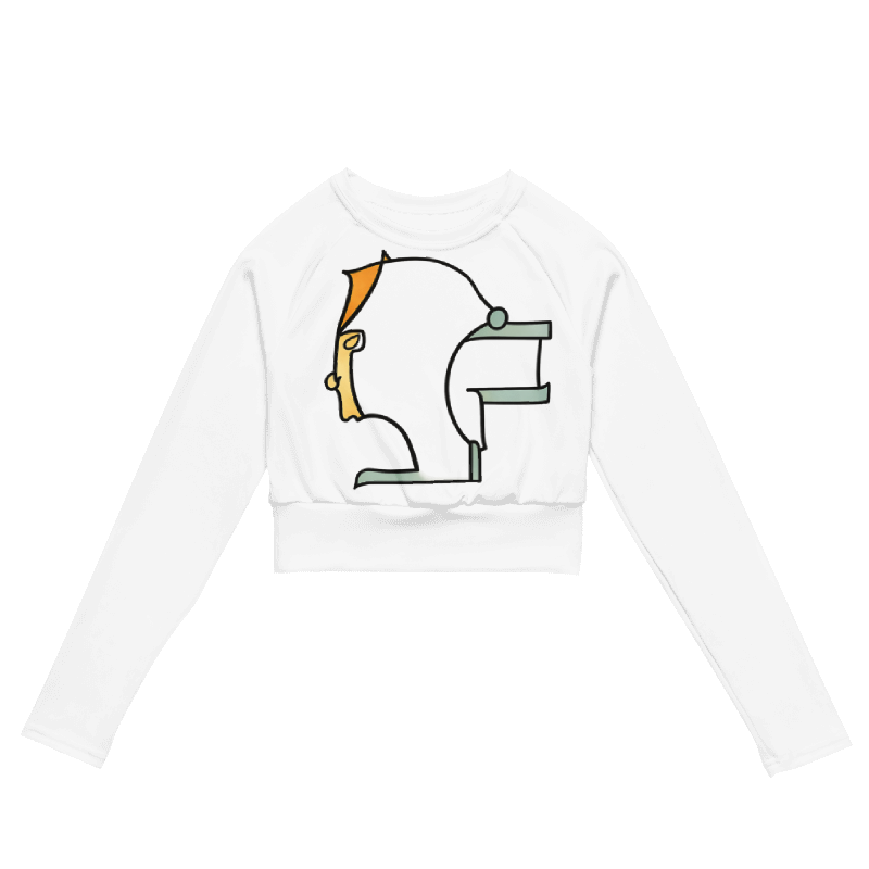 auroncoow60-Side Signal Crop Top