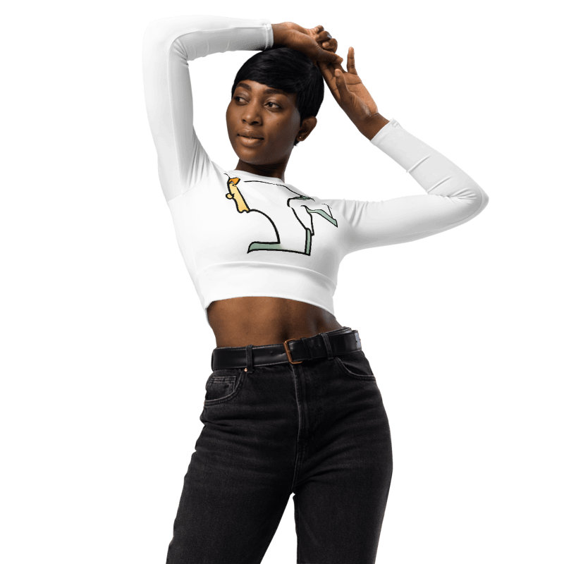 auroncoow60-Side Signal Crop Top